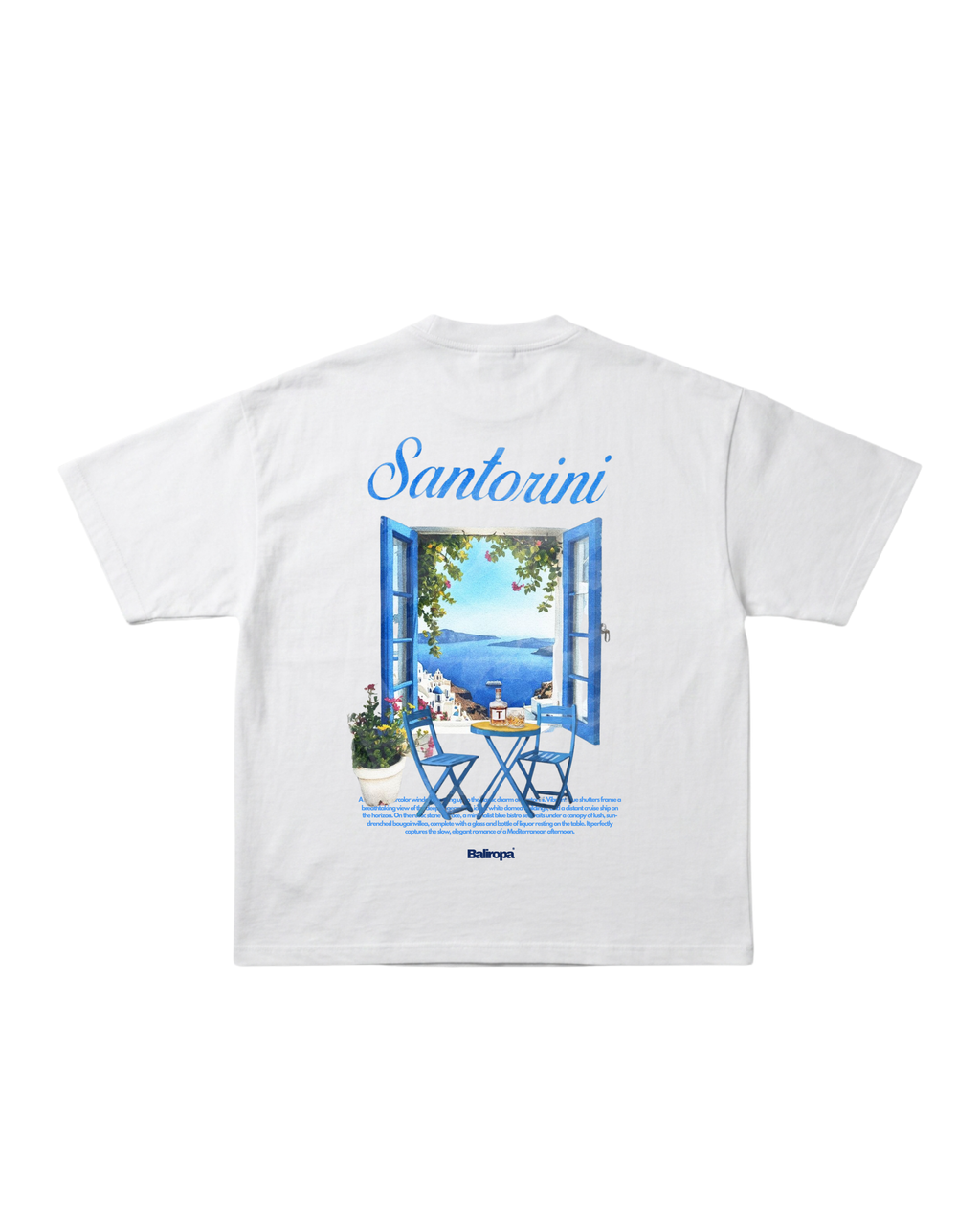 Santorini tee